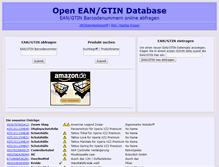 Tablet Screenshot of opengtindb.org